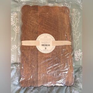 Mela Artisans scalloped wood board